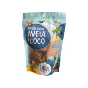 Biscoito Orgânico de Aveia e Coco - 80g