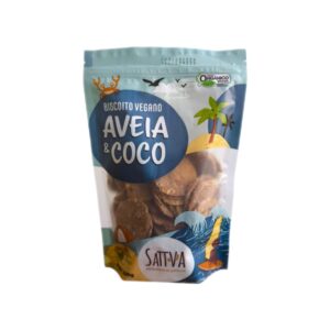Biscoito Orgânico de Aveia e Coco - 200gr